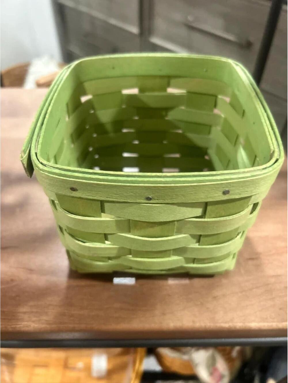 Longaberger basket green square